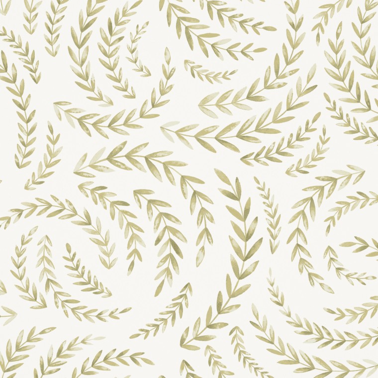 Shida Leaf Wallpaper