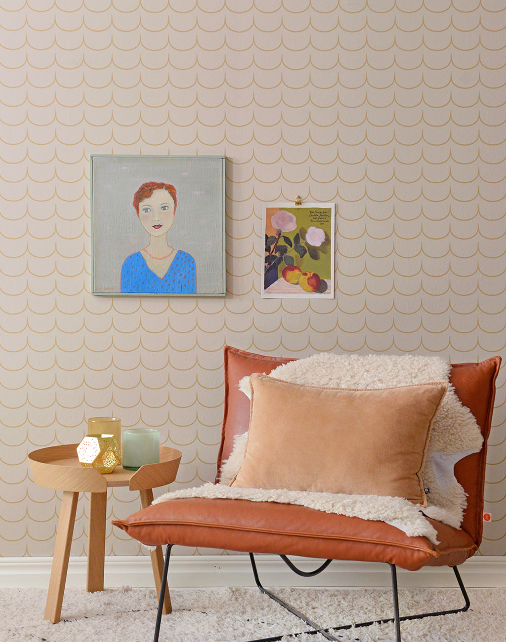 Drop Curtain Wallpaper