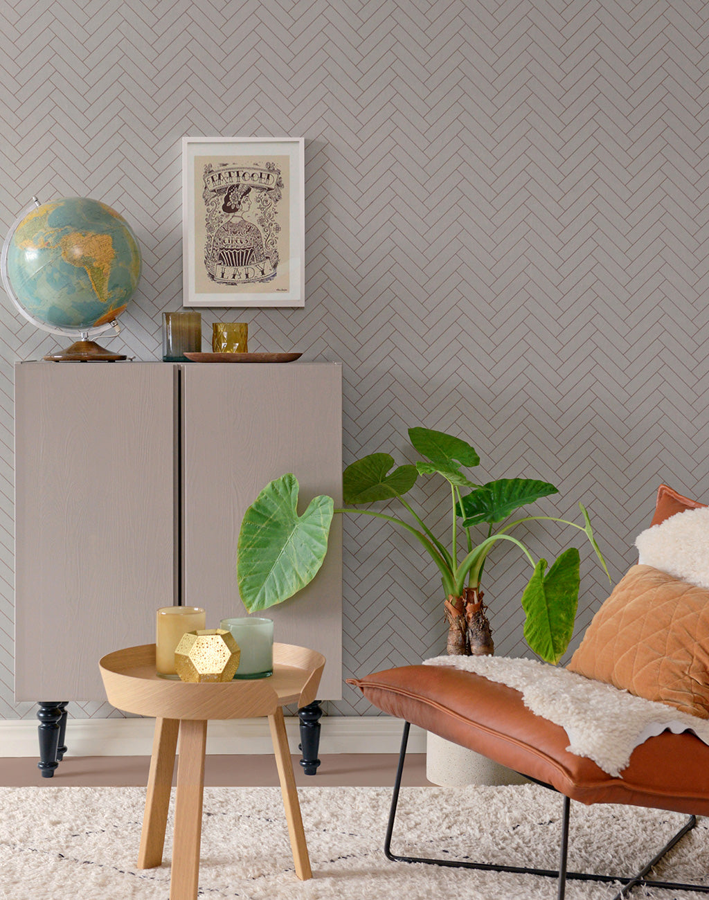 Herringbone Wallpaper