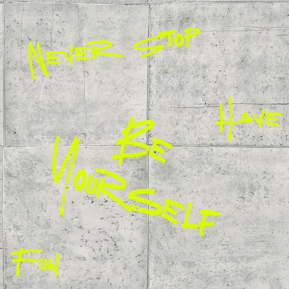 Chill Time Concrete Wallpaper