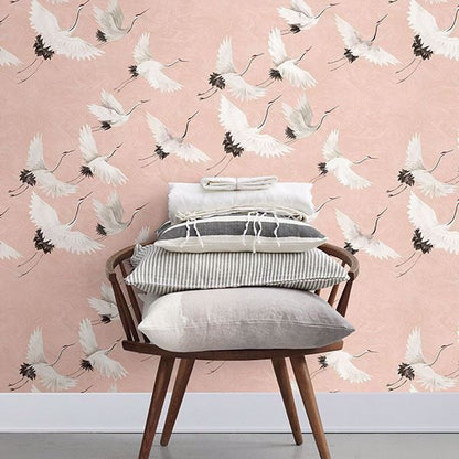 Windsong Crane Wallpaper