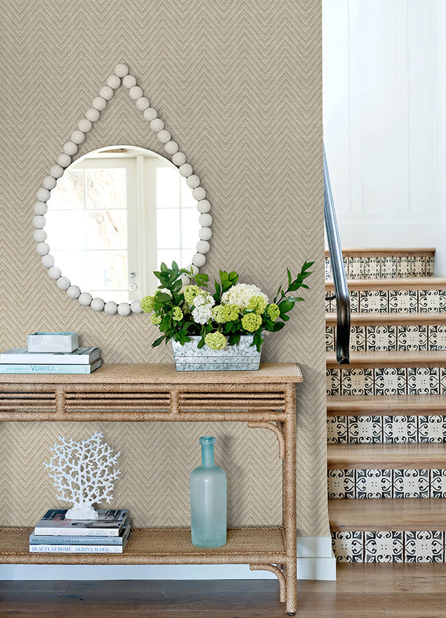 Glynn Chevron Wallpaper