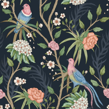 Maharaja Birds- Daisy Bennett Wallpaper