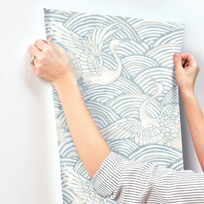 Egret Tidal Dance Wallpaper