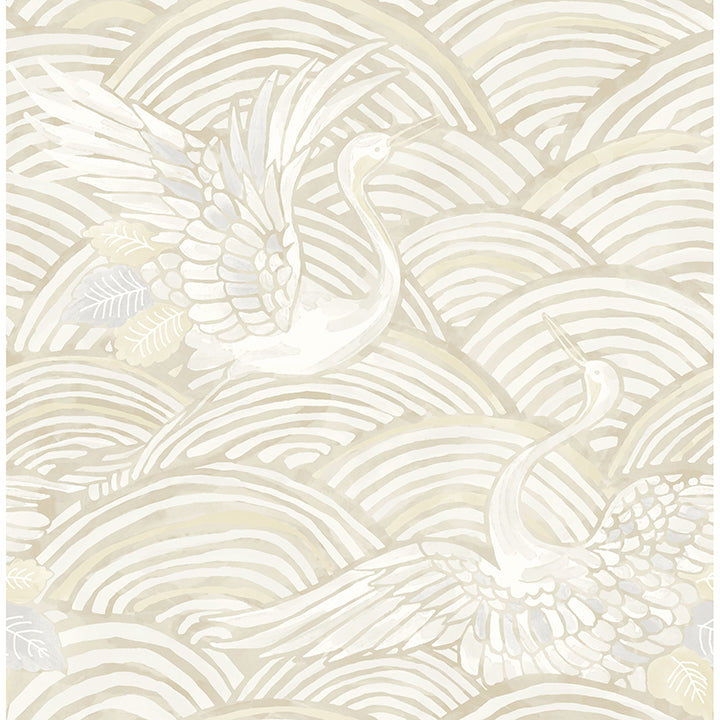 Egret Tidal Dance Wallpaper