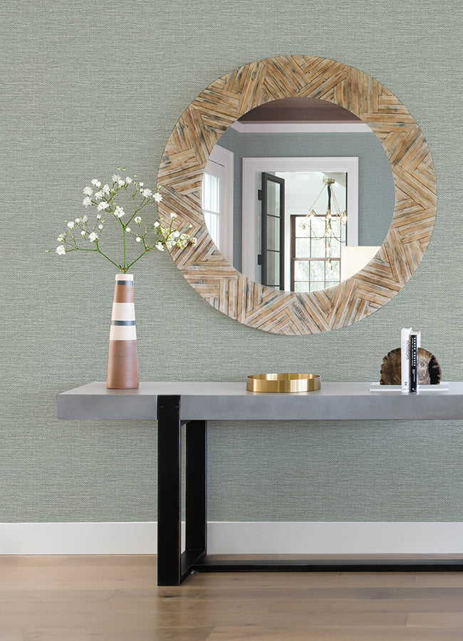 Malin Faux Grasscloth Wallpaper