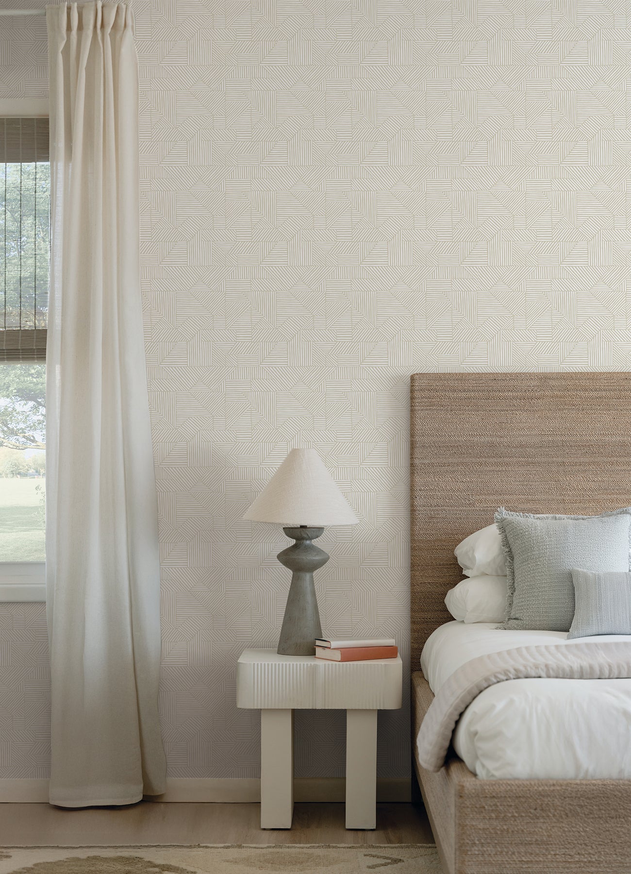 Crescendo Block Printed Wallpaper