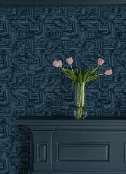 Crescendo Block Printed Wallpaper