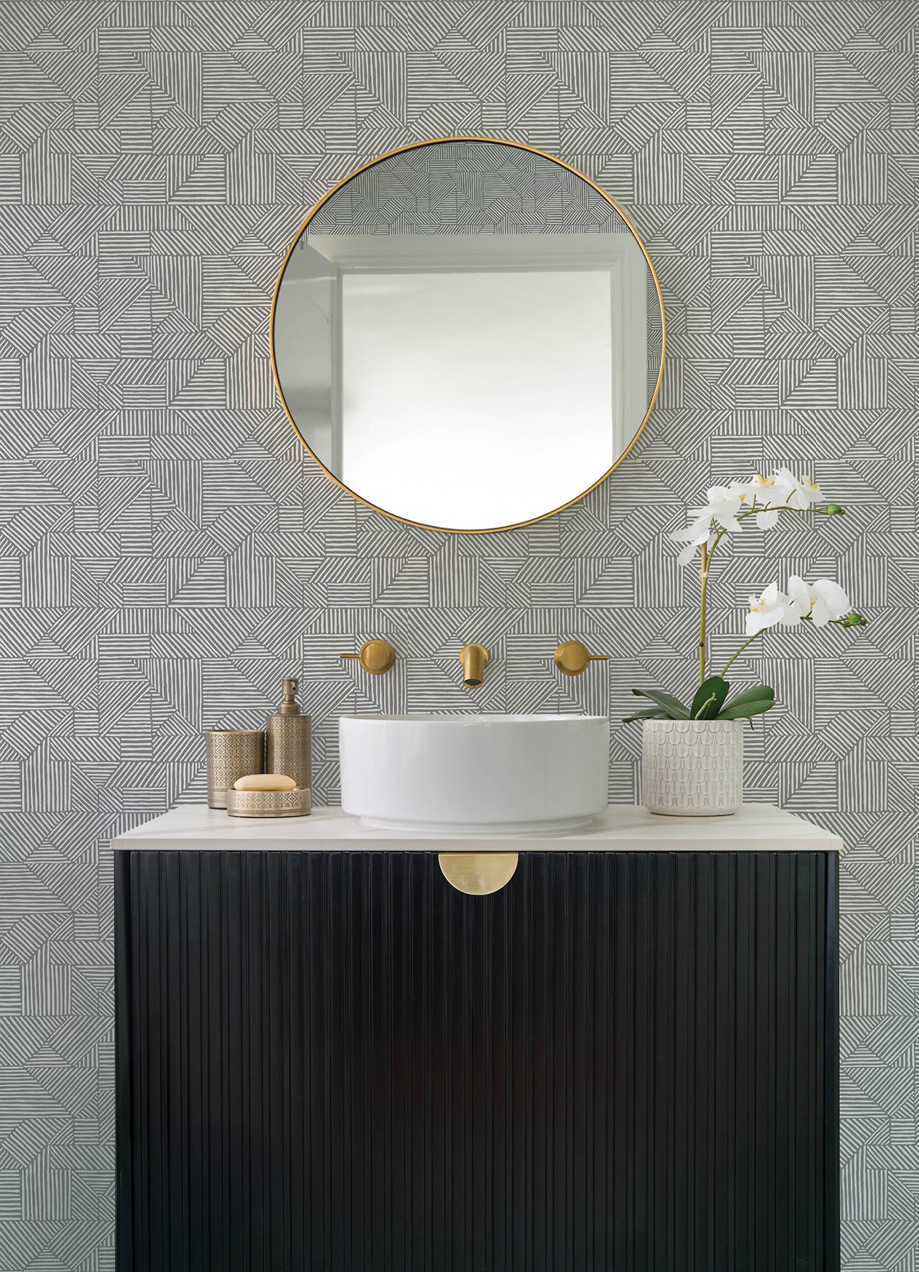 Crescendo Block Printed Wallpaper