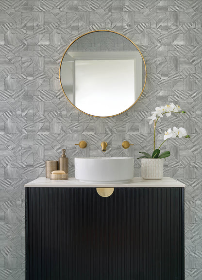 Crescendo Block Printed Wallpaper