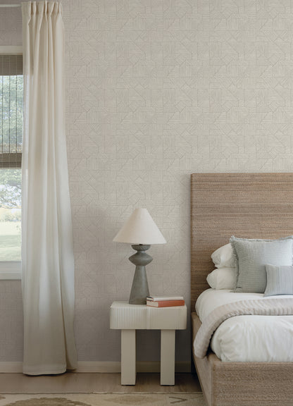 Crescendo Block Printed Wallpaper