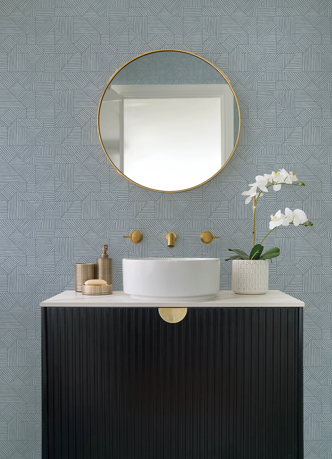 Crescendo Block Printed Wallpaper