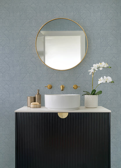 Crescendo Block Printed Wallpaper