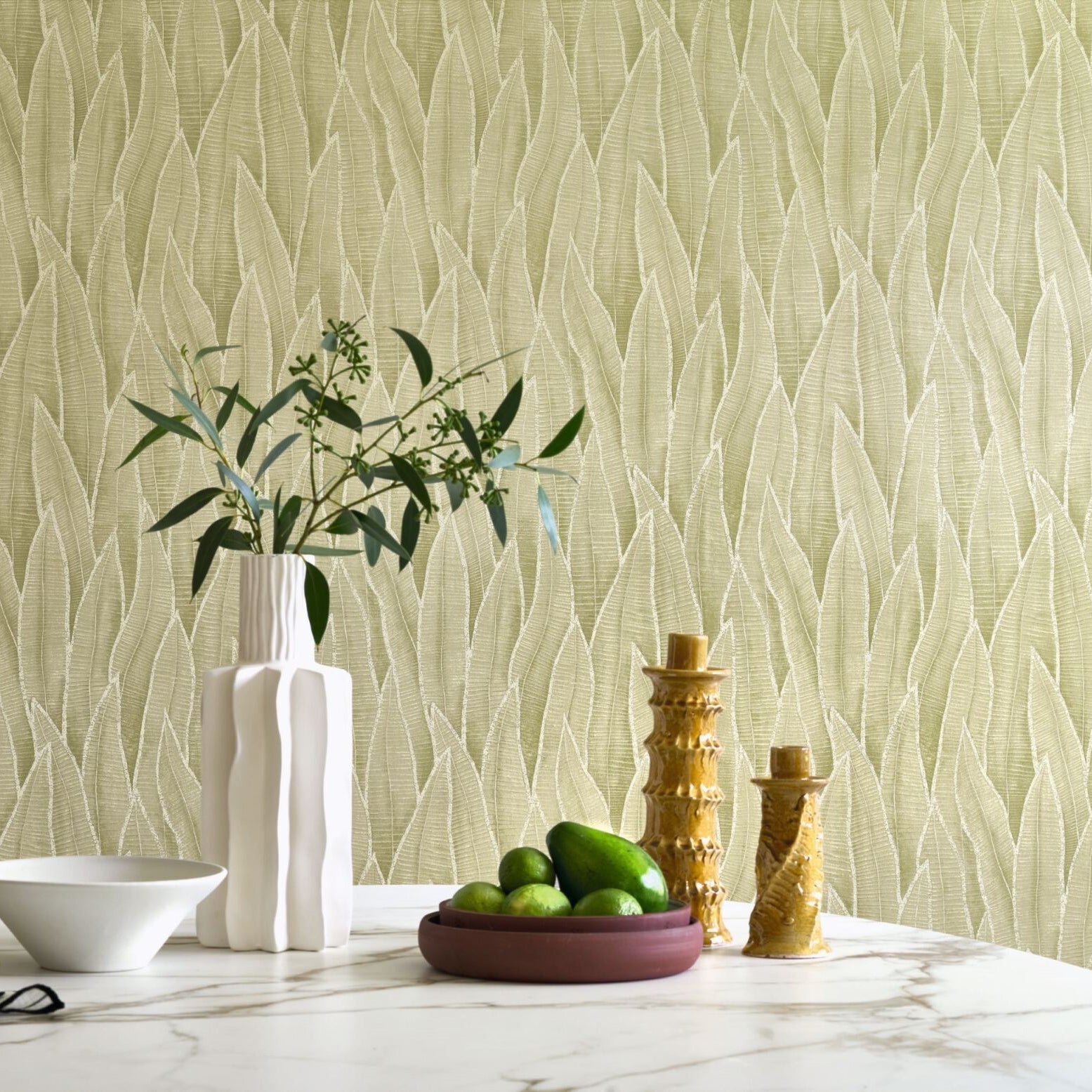 Succulent Leaves Wallpaper