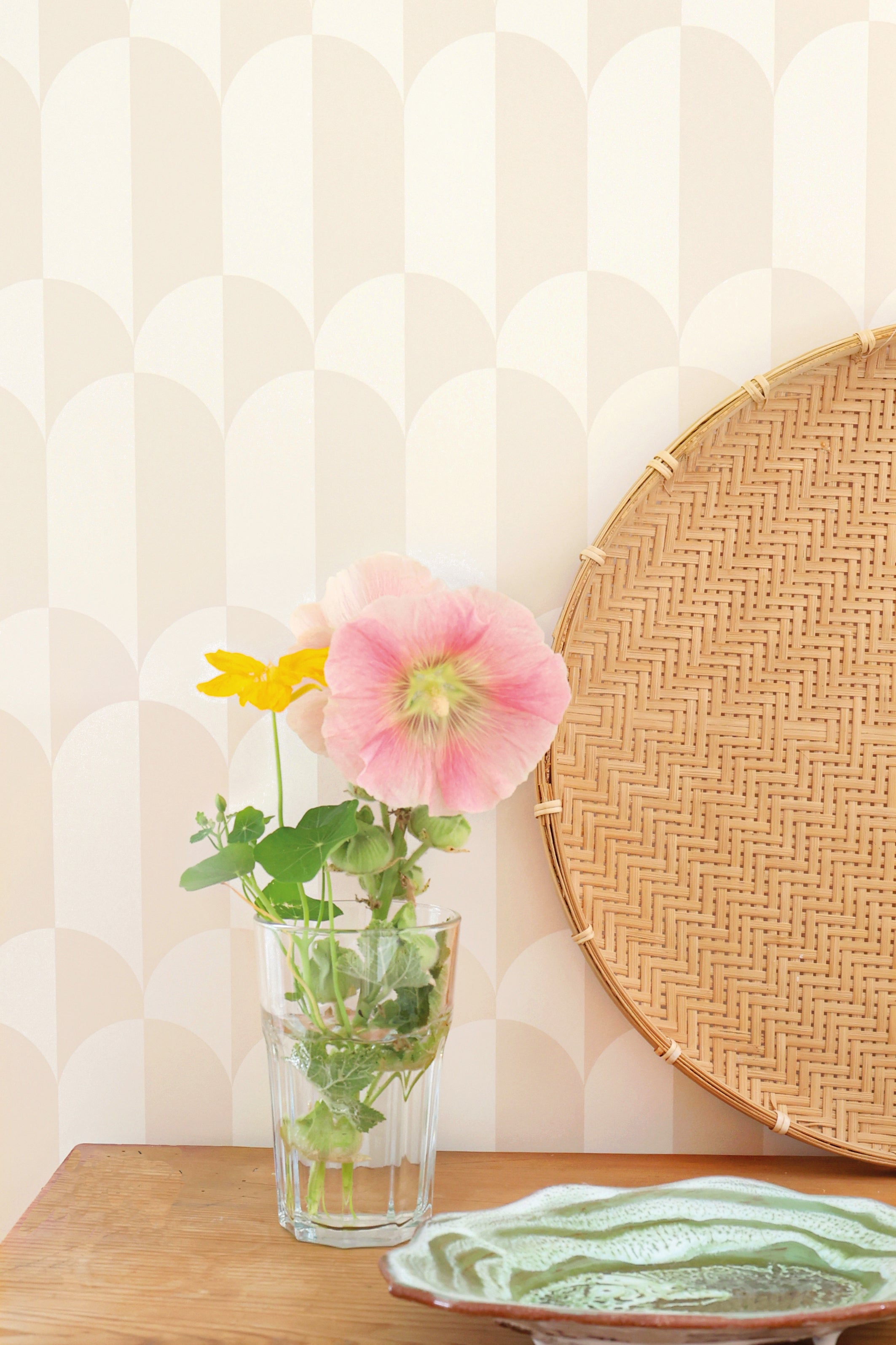 Whipped Cream Arch Wallpaper