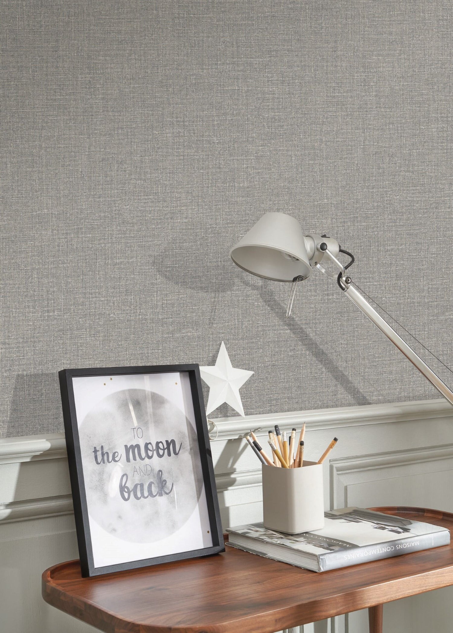 Flax Linen Wallpaper