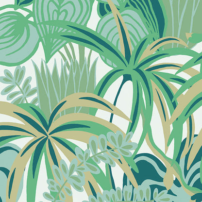 Jungle Jive Greenery Wallpaper