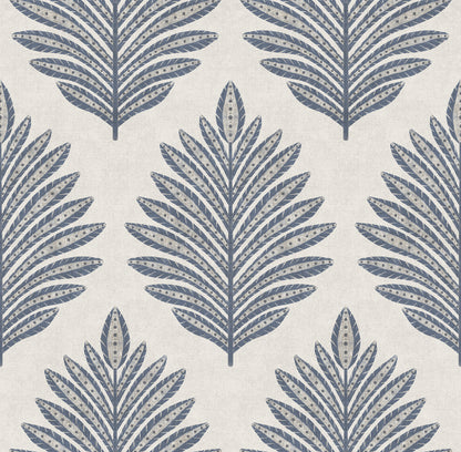 Palm Damask Wallpaper