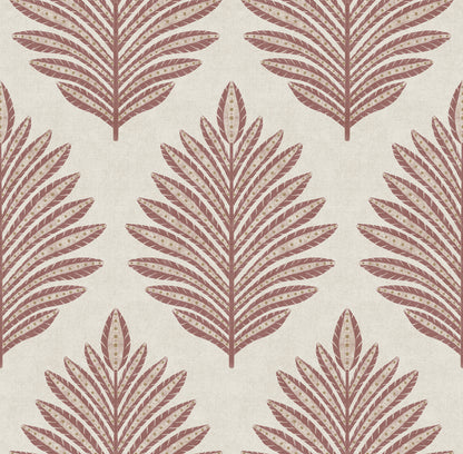Palm Damask Wallpaper