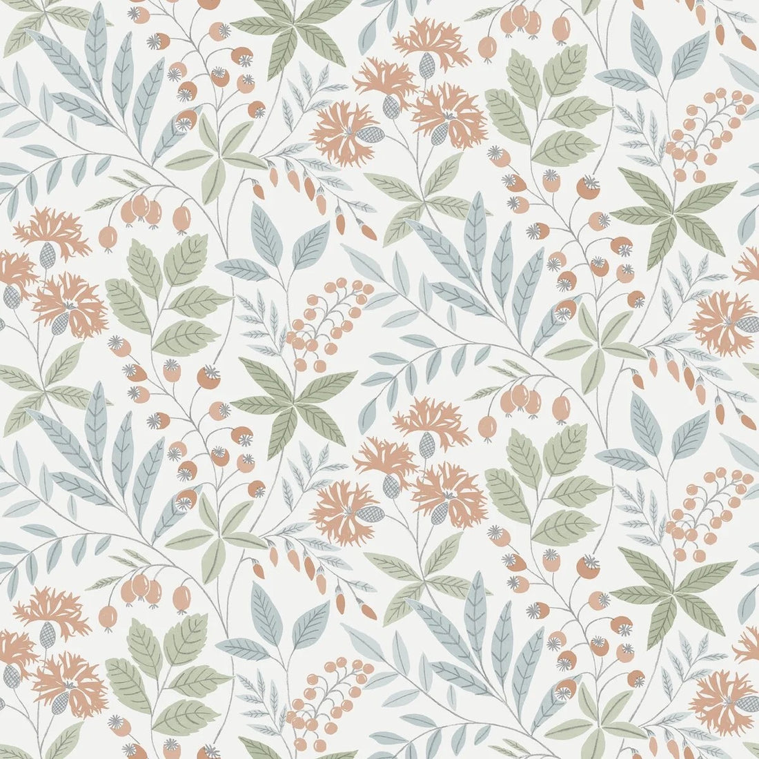 Wilma Floral Wallpaper