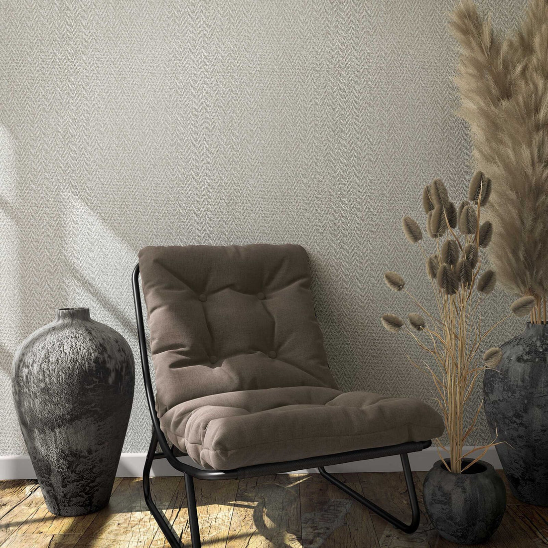 Herringbone Weave Wallpaper
