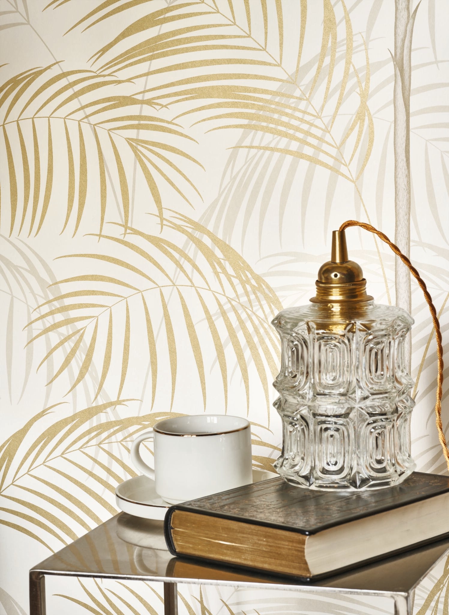 All of Paris Palm Wallpaper