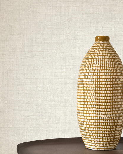 Flax Linen Wallpaper