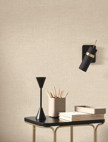 Flax Linen Wallpaper