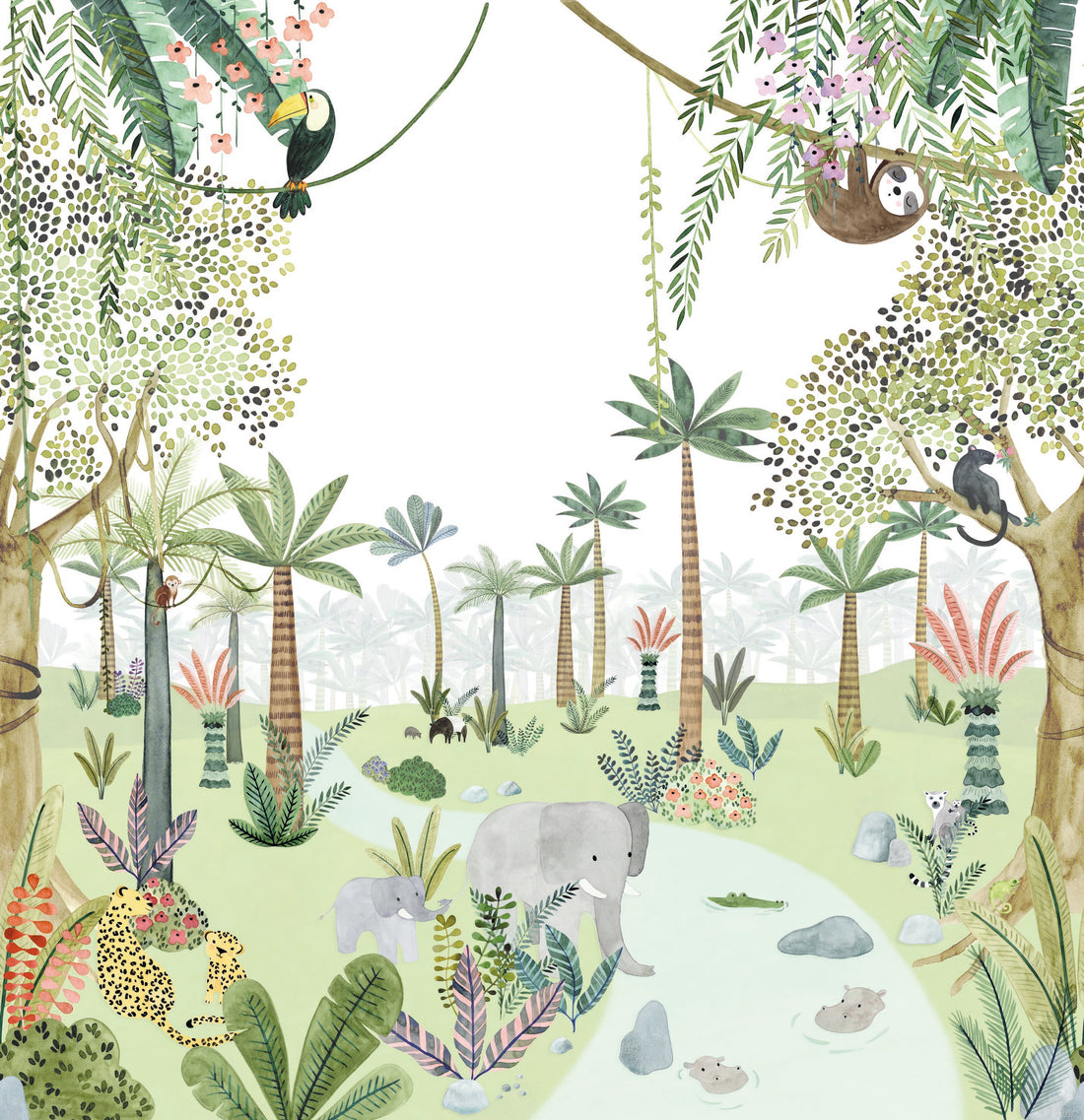 Heart of the Jungle Mural