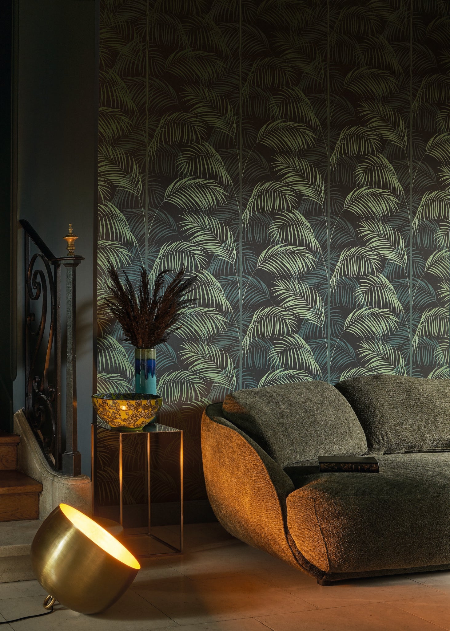 All of Paris Palm Wallpaper