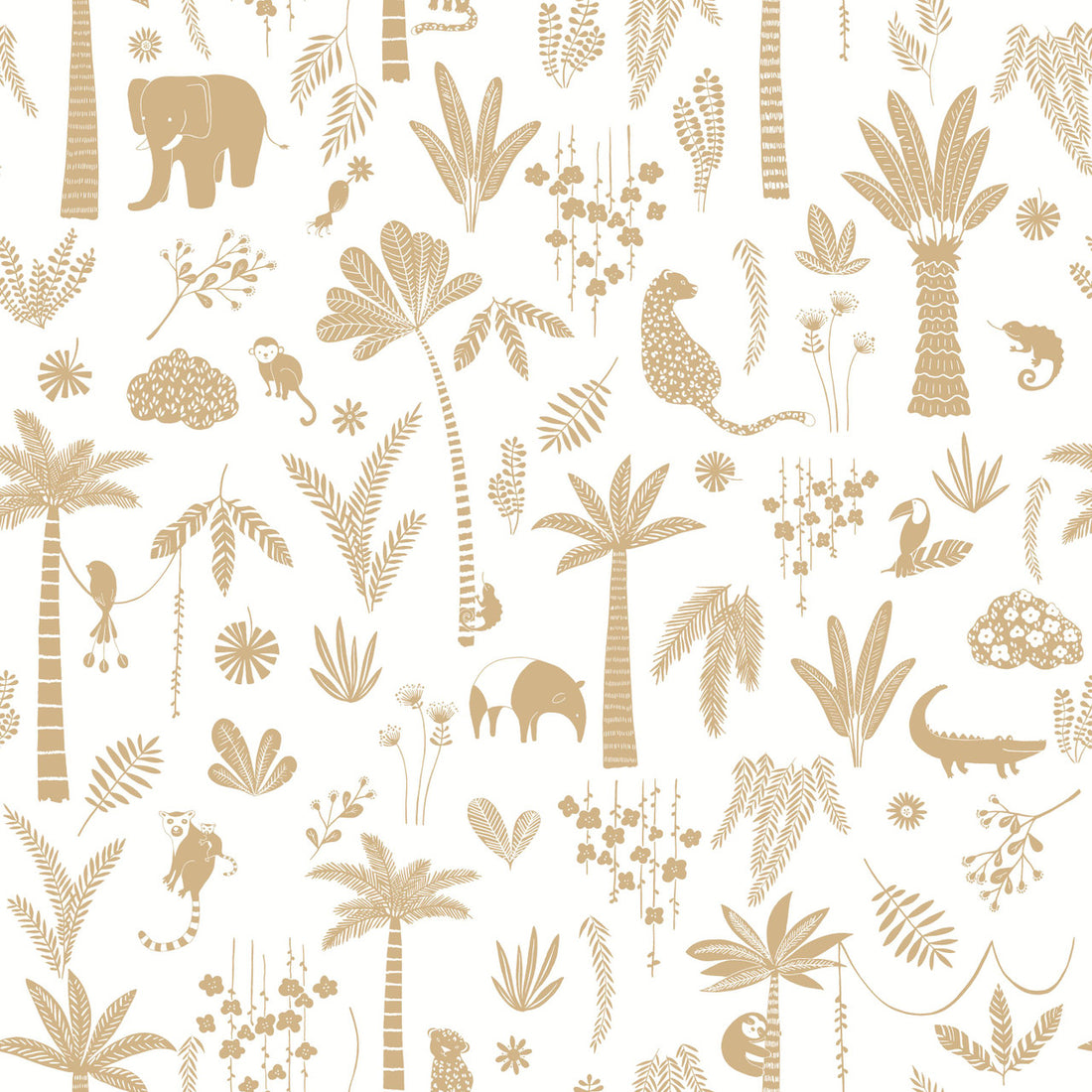 Poetic Jungle Wallpaper