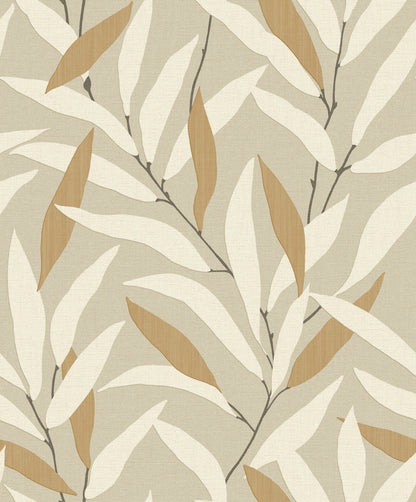 Alba Leaf Wallpaper