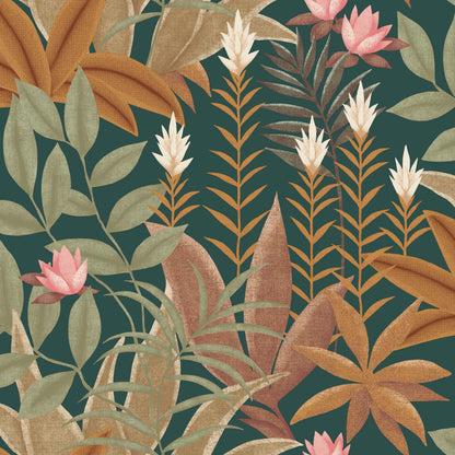 Antipode Botanical Leaf Wallpaper