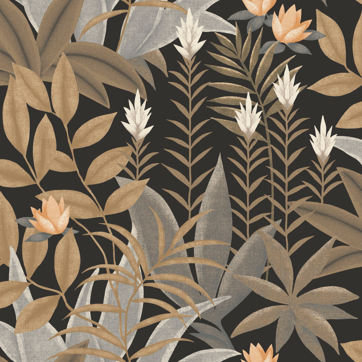 Antipode Botanical Leaf Wallpaper
