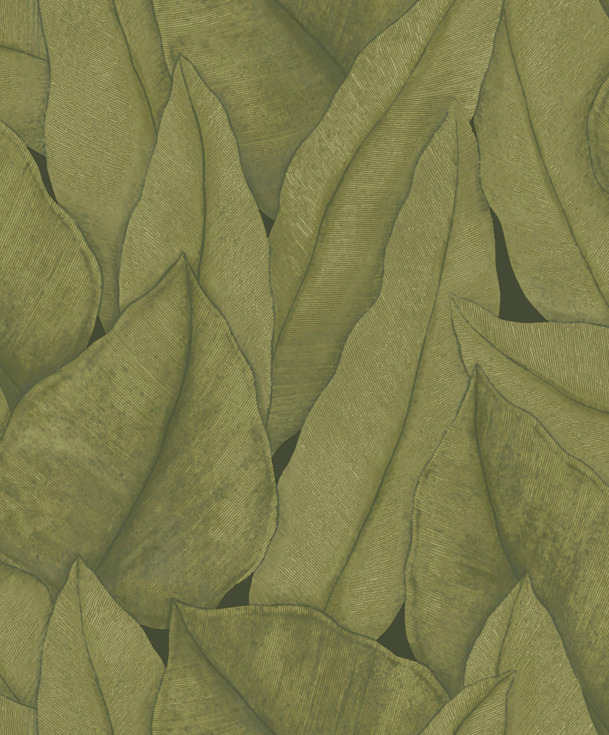 Escale Leaf Wallpaper