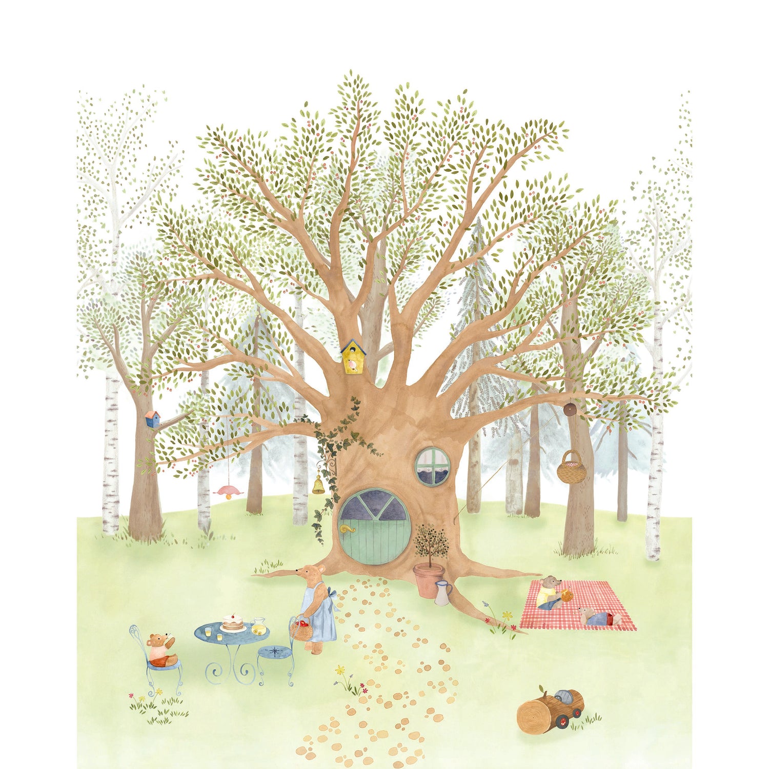 Enchanted Tree House Mural