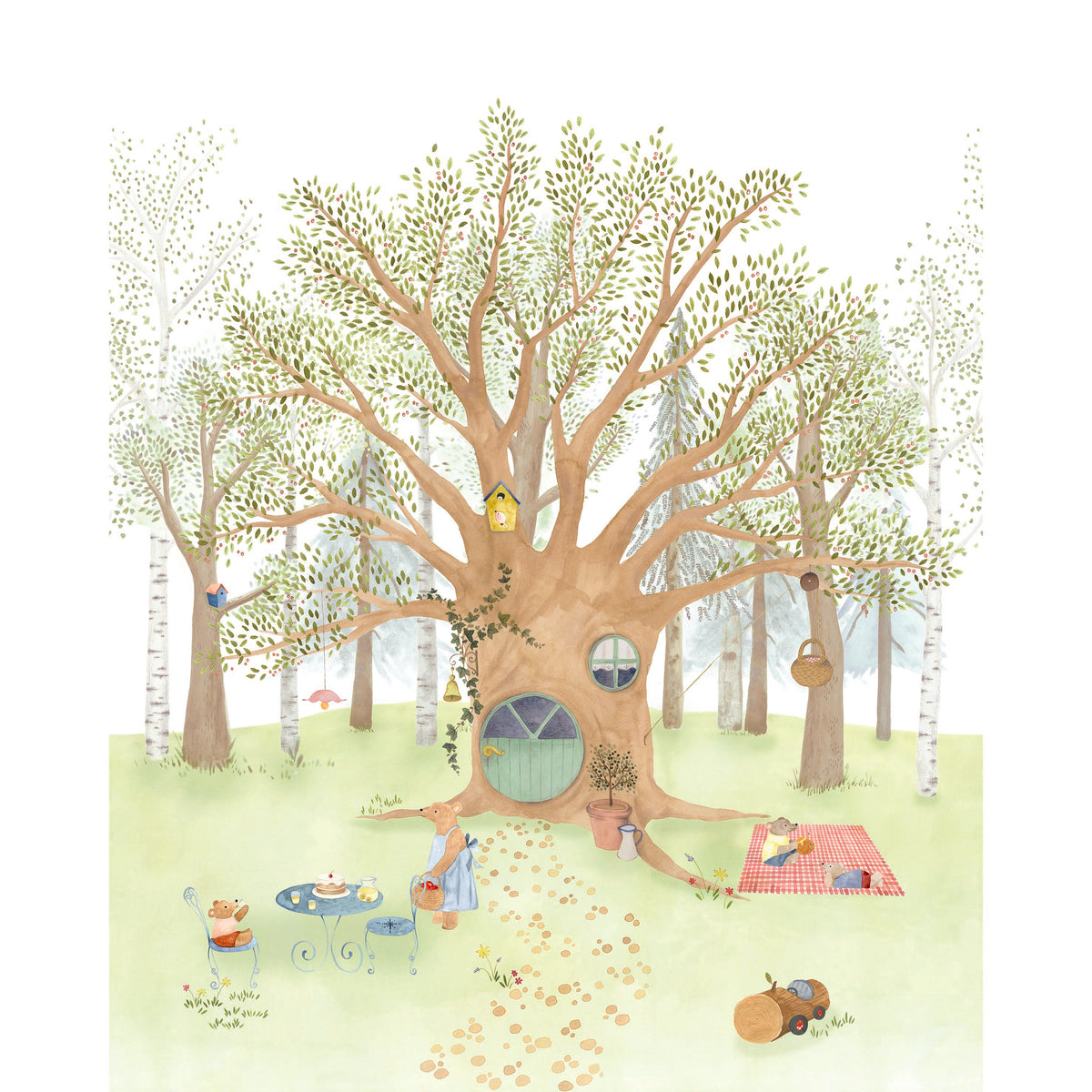 Enchanted Tree House Mural