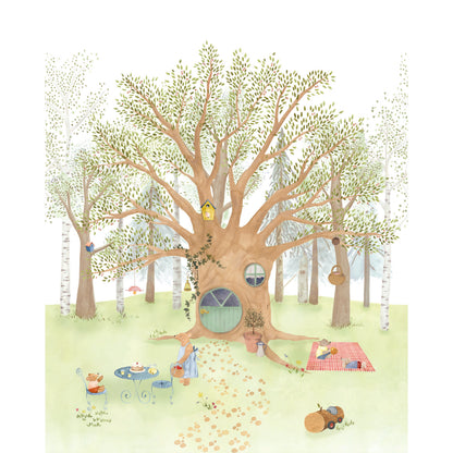 Enchanted Tree House Mural