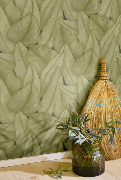 Escale Leaf Wallpaper