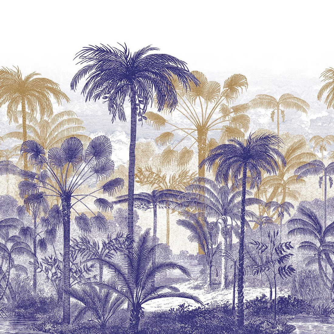 Bosque Palm Wall Mural