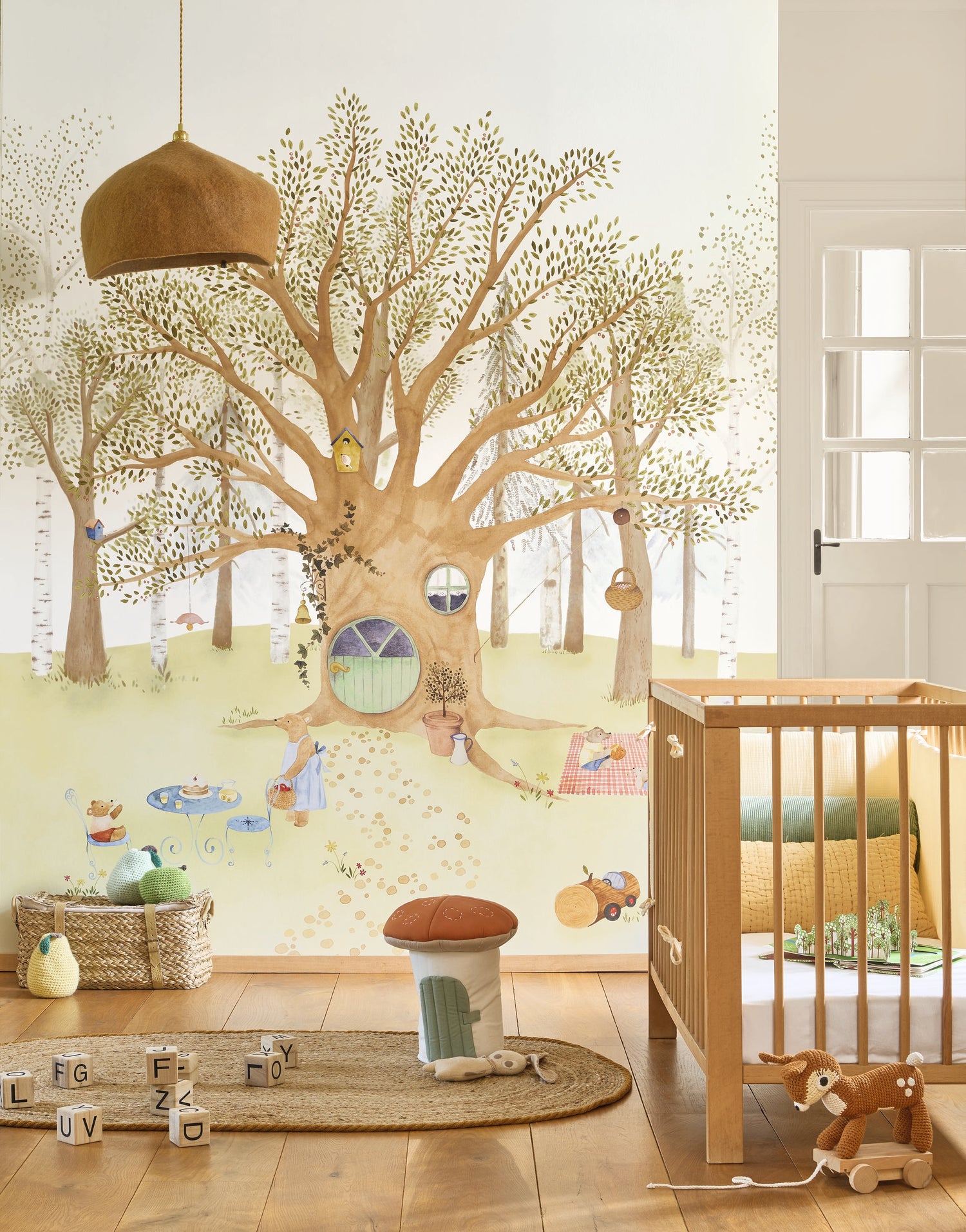 Enchanted Tree House Mural