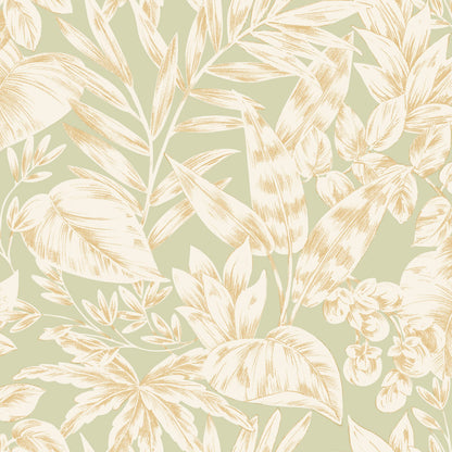 Kalea Leaf Wallpaper