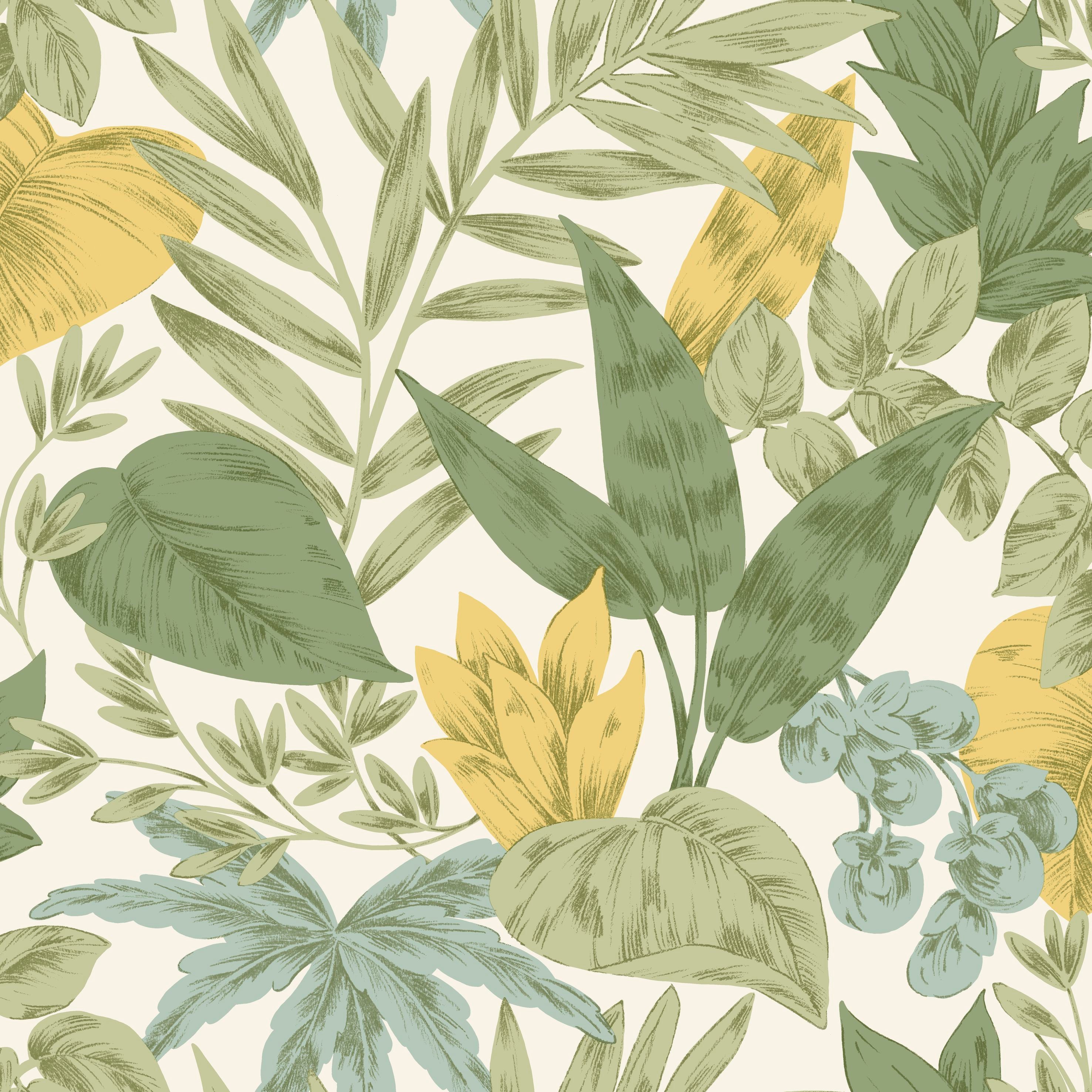 Kalea Leaf Wallpaper