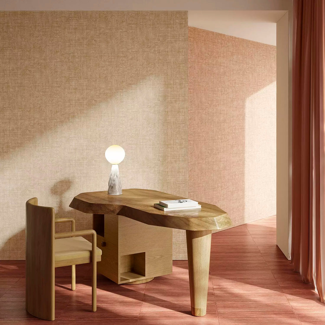 Brushed Suede Wallpaper