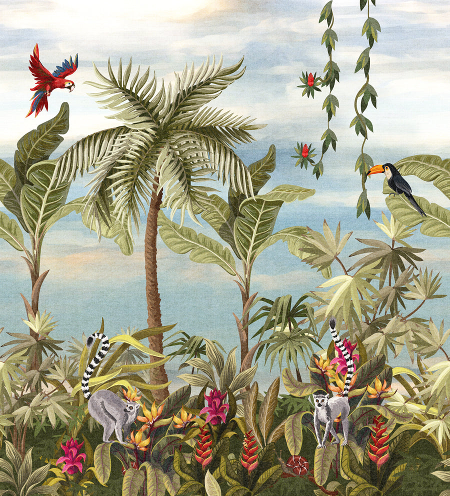 Tropical Wall Mural Wallpaper Lane Tropical Wall Mural Wallpaper Lane