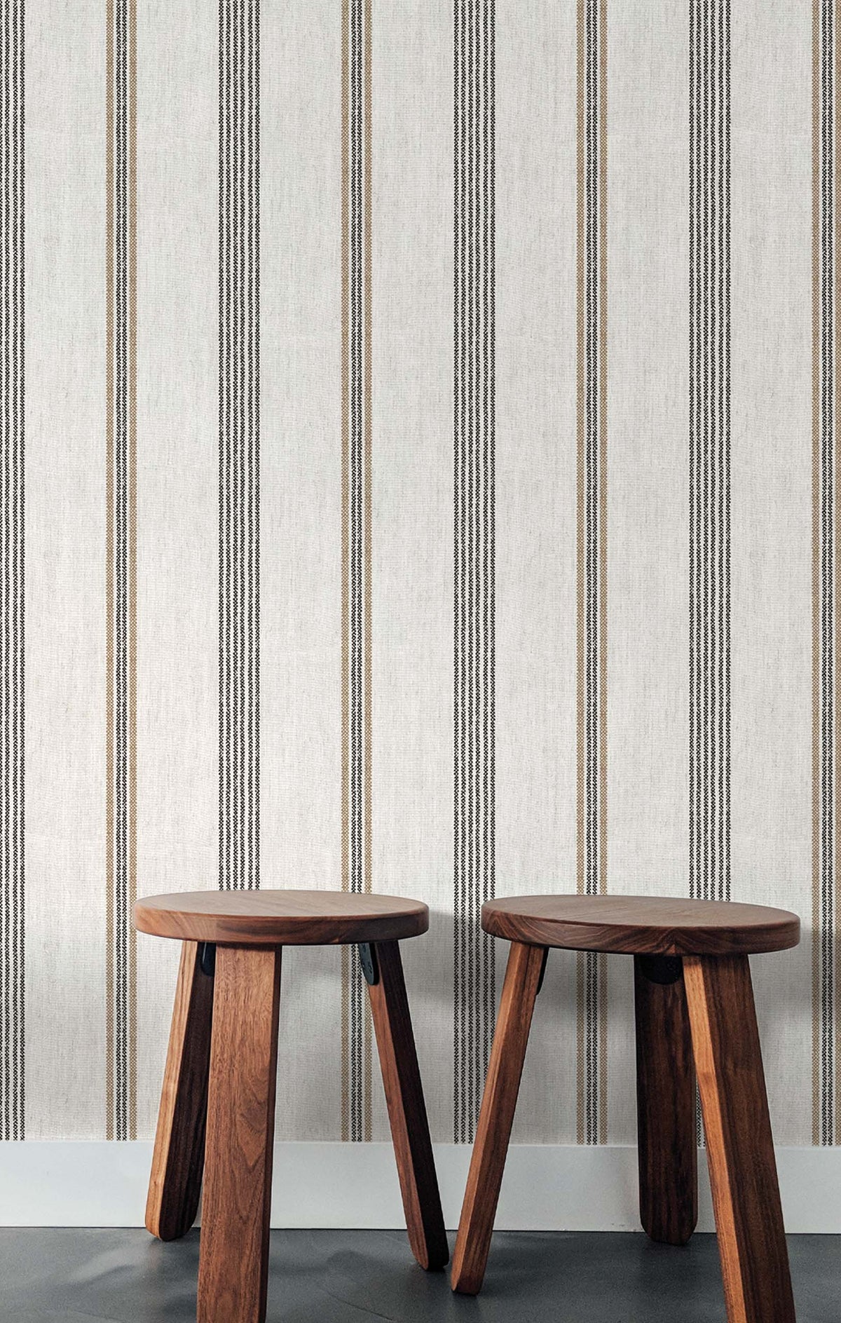 Linen Stripe Wallpaper