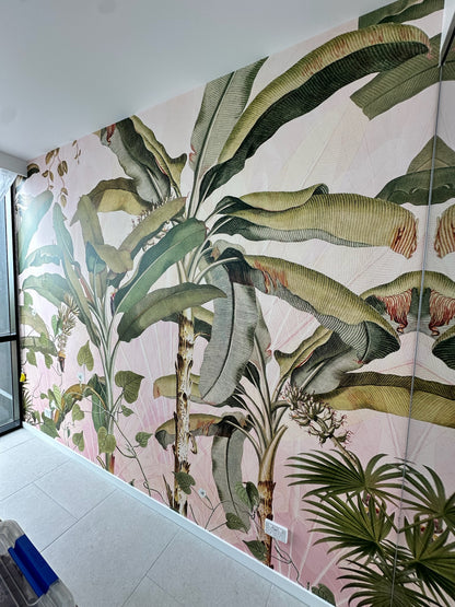 Plantation Tropical Jungle Mural