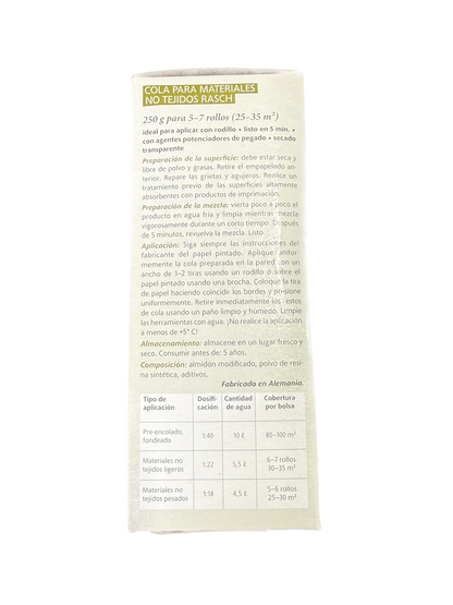 RASCH non woven packet Adhesive Glue 250g