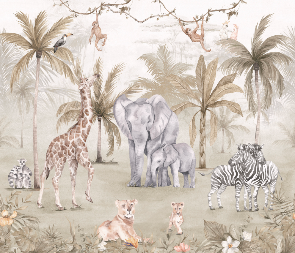 Into the Jungle Mural