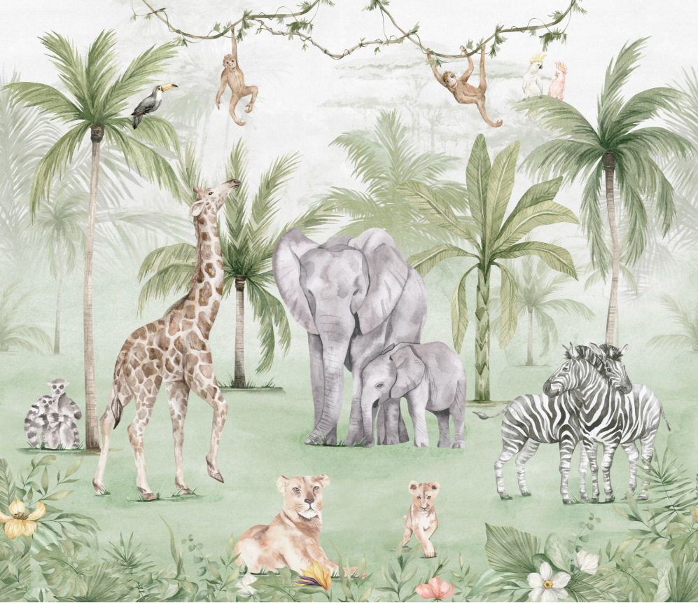 Into the Jungle Mural